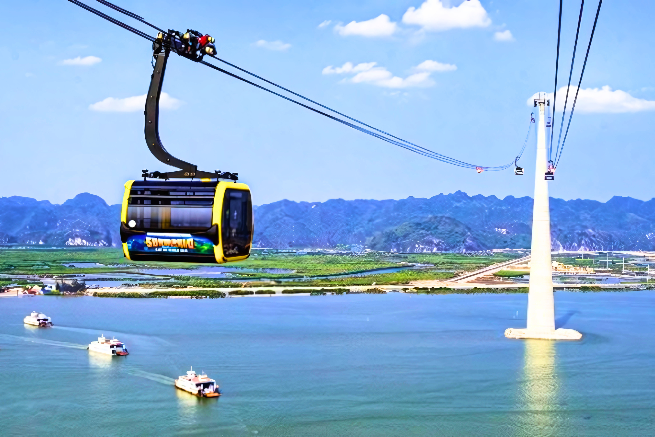 SunWord Cat Ba Sea Cable - The Highest Sea Cable Car Tower in the World