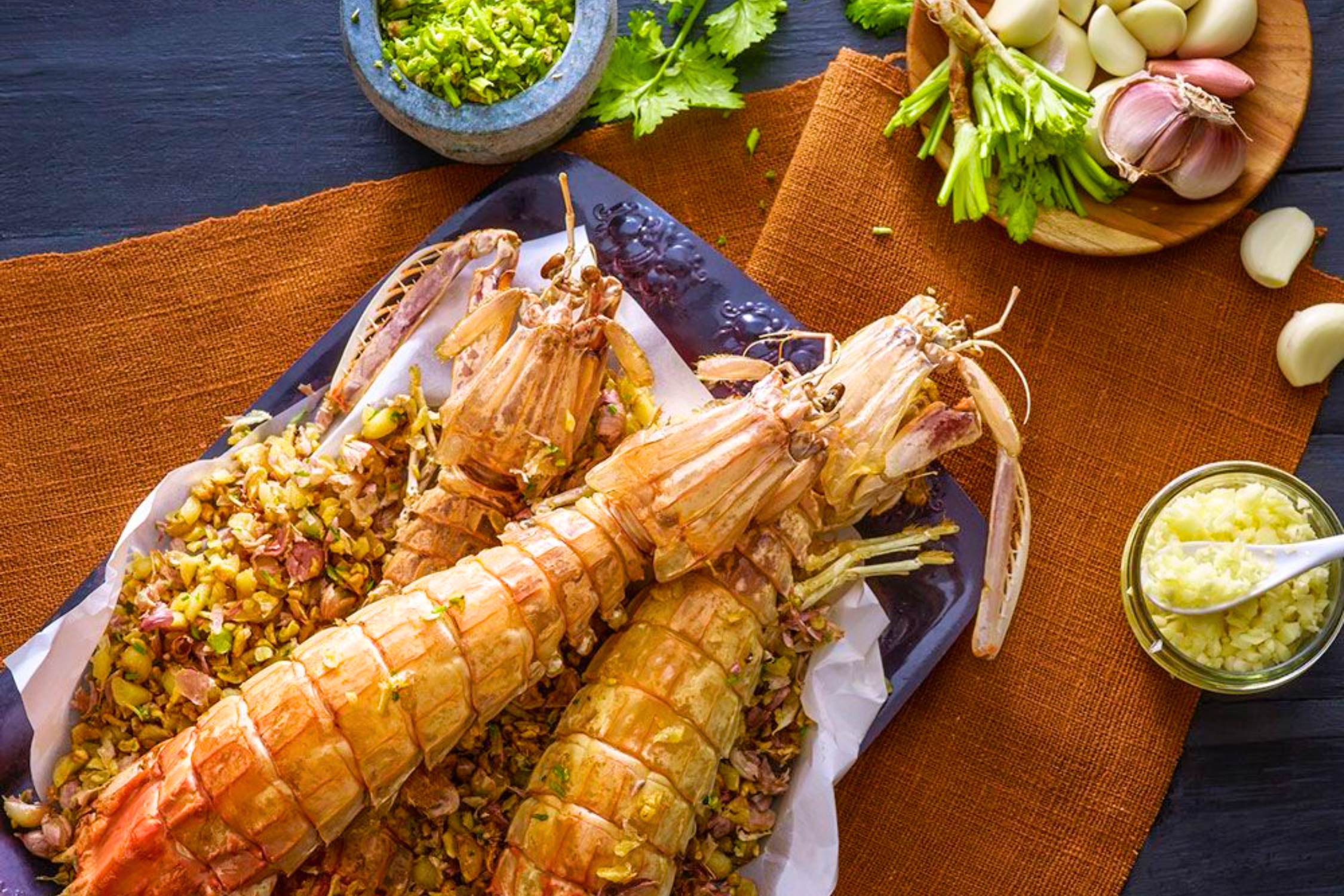 Mantis Shrimp Dishes