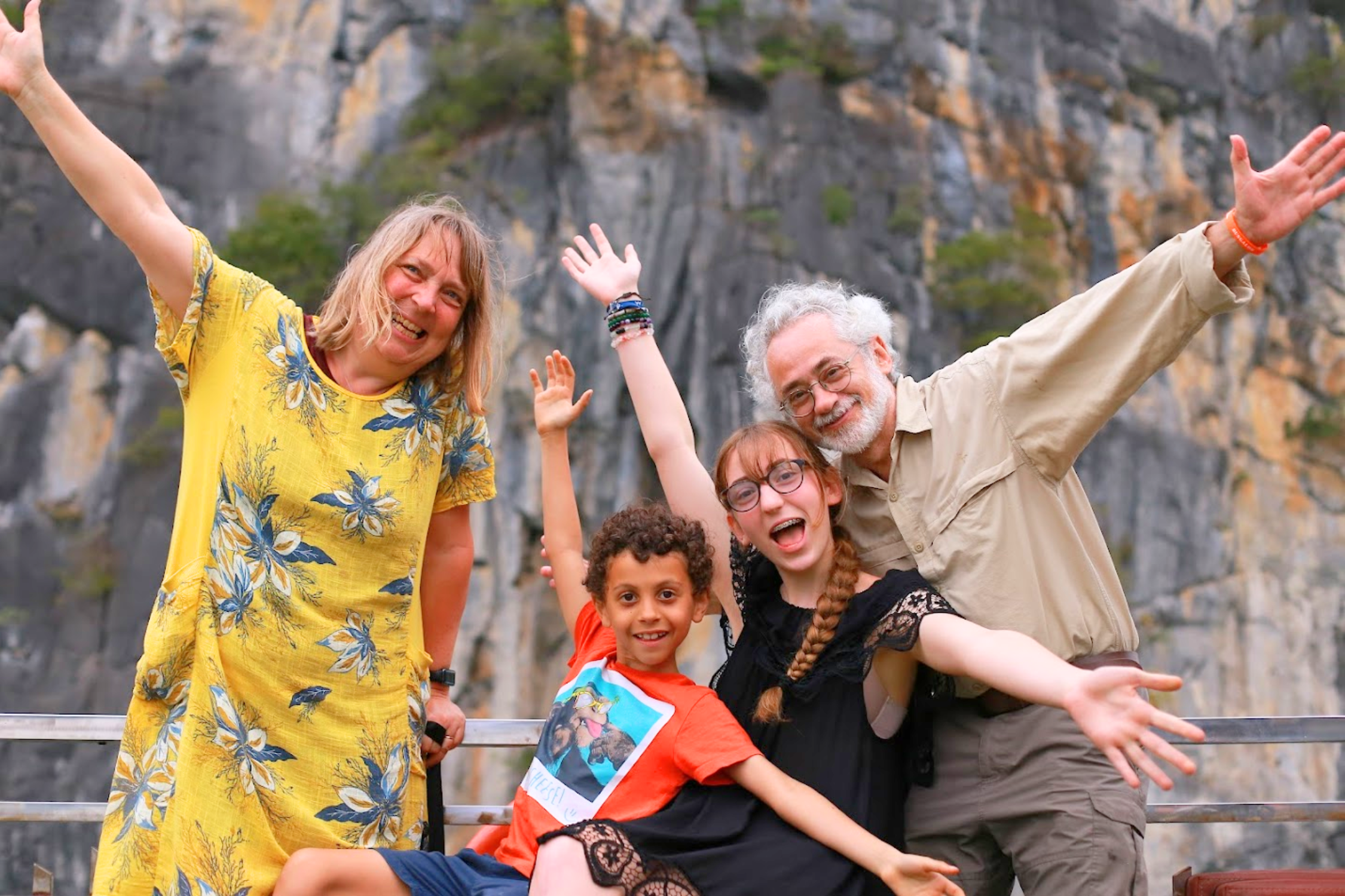 Tourists enjoying Cat Ba Local Packages