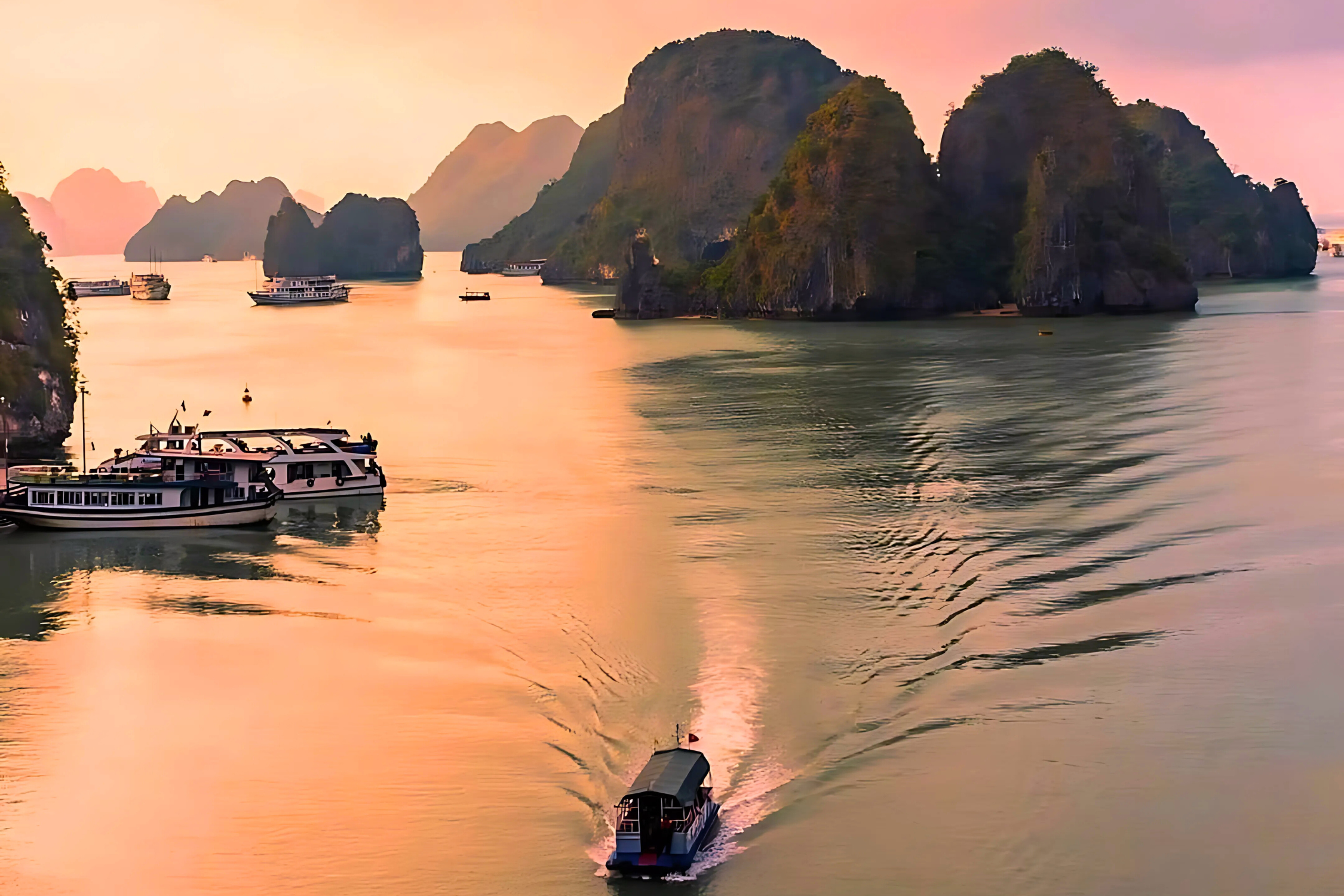 Sunset Views On Cat Ba Island